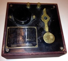 Connecticut Telegraph and Electric Company Practice Key and Buzzer: 