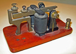 J.H. Bunnell & Company Vertical Spring Telegraph Sounder